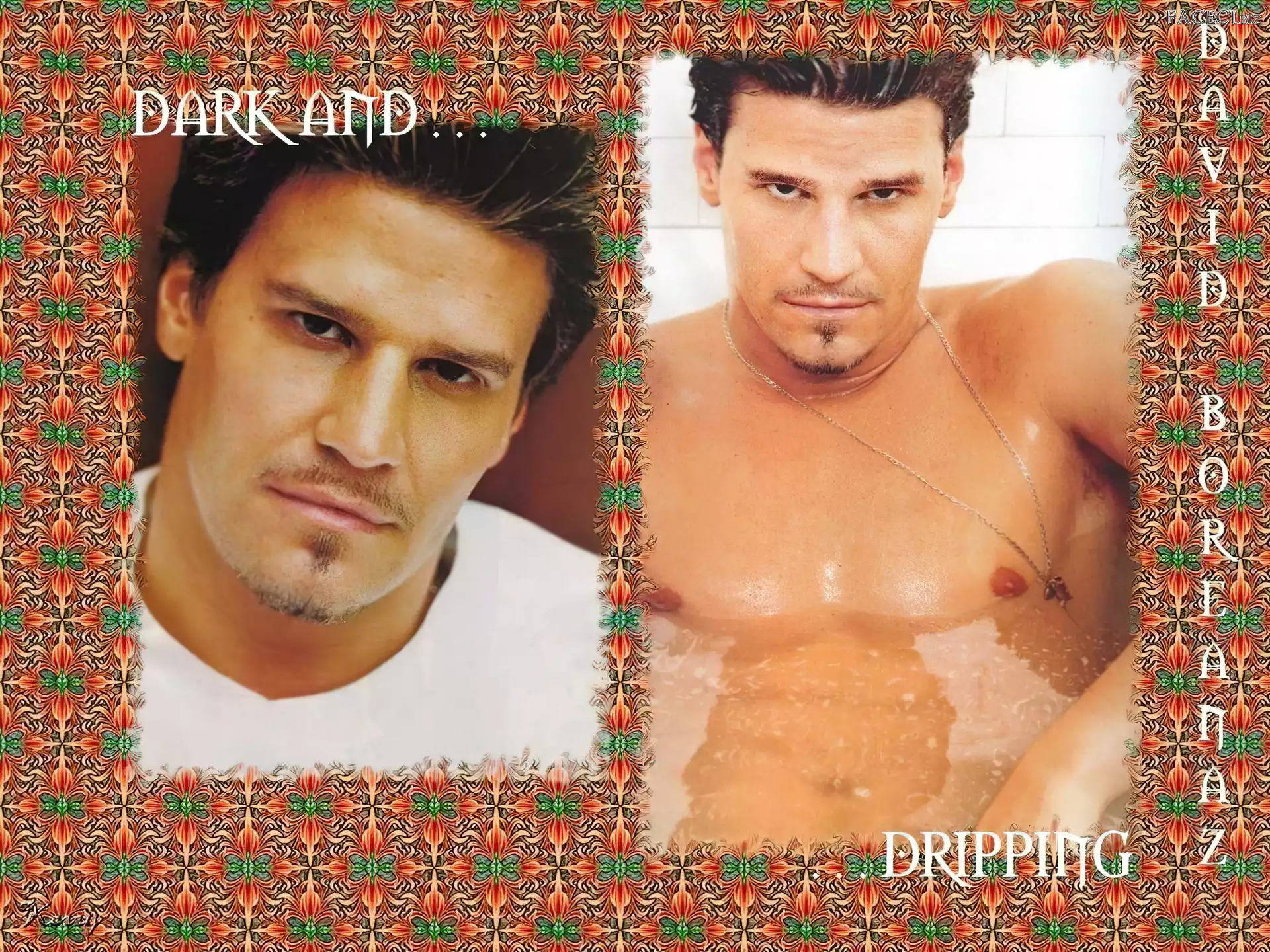 David Boreanaz, srebrny łańcuszek